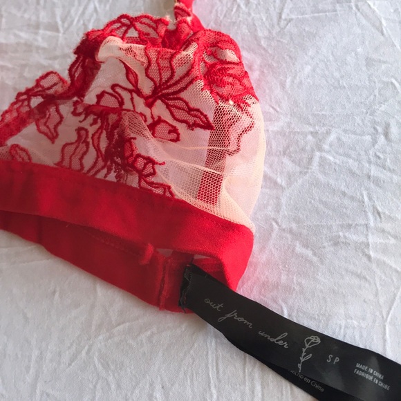 OU mesh rose bralette - Picture 5 of 5